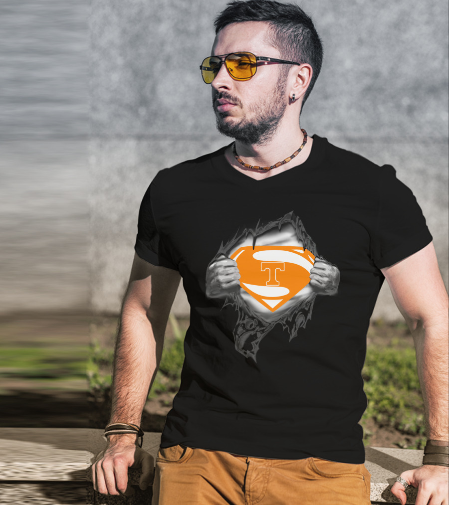 Tennessee Volunteers Superman Shield T-Shirt
