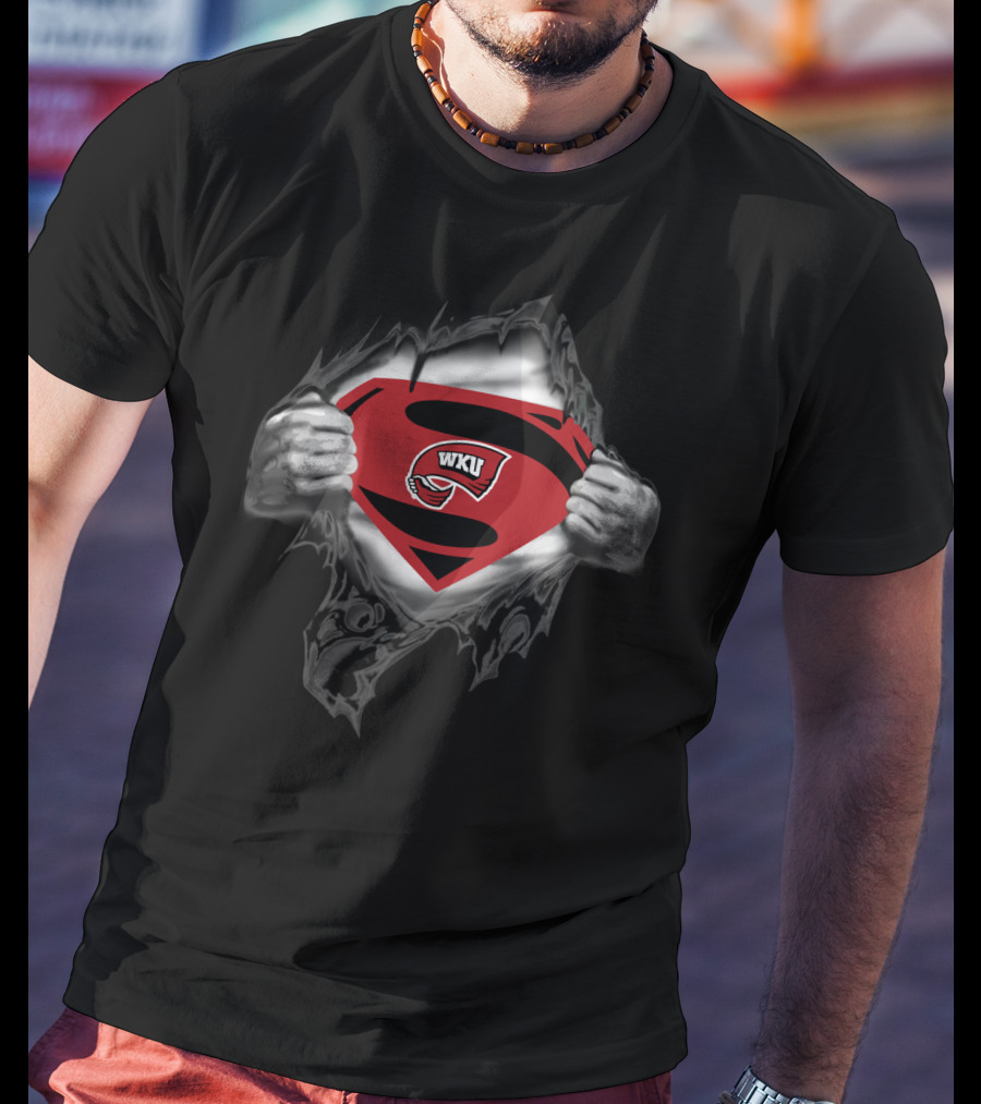 Wku 376 Western Kentucky Hilltoppers Superhero T-Shirt