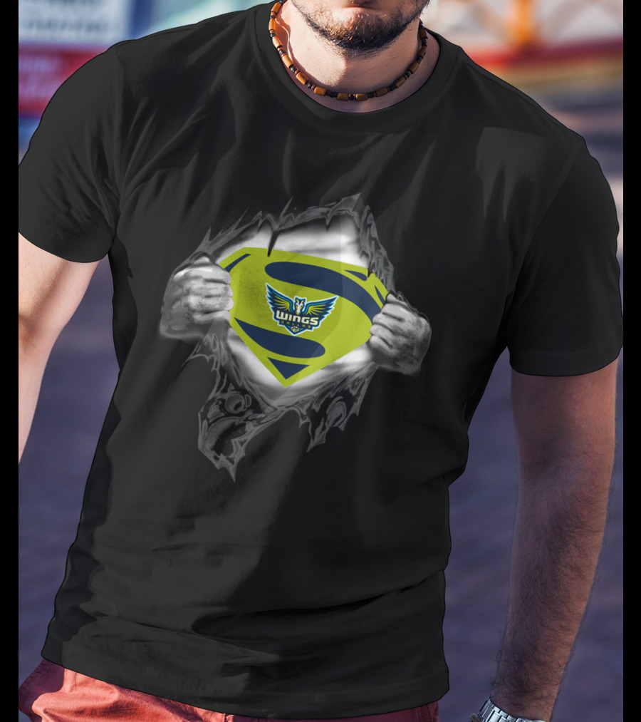 Dallas Wings Superman T-Shirt