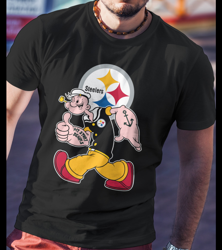 Pittsburgh Steelers My Story Begins Anchor T-Shirt