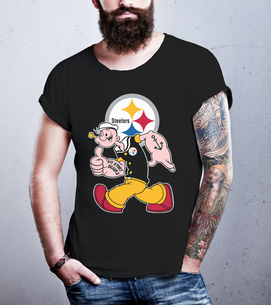 Pittsburgh Steelers My Story Begins Anchor T-Shirt