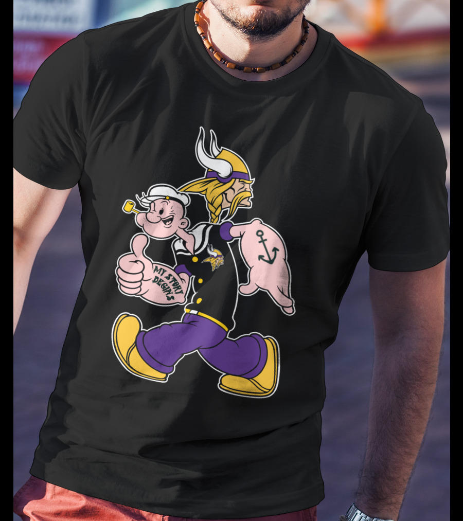 My Story Begins Minnesota Vikings T-Shirt