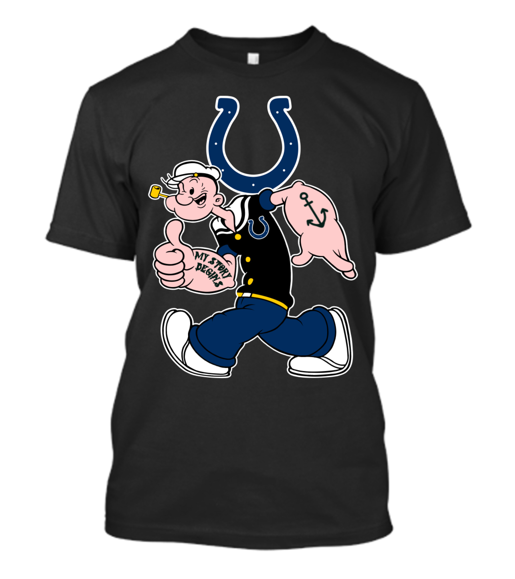 My Story Begins Indianapolis Colts T-Shirt