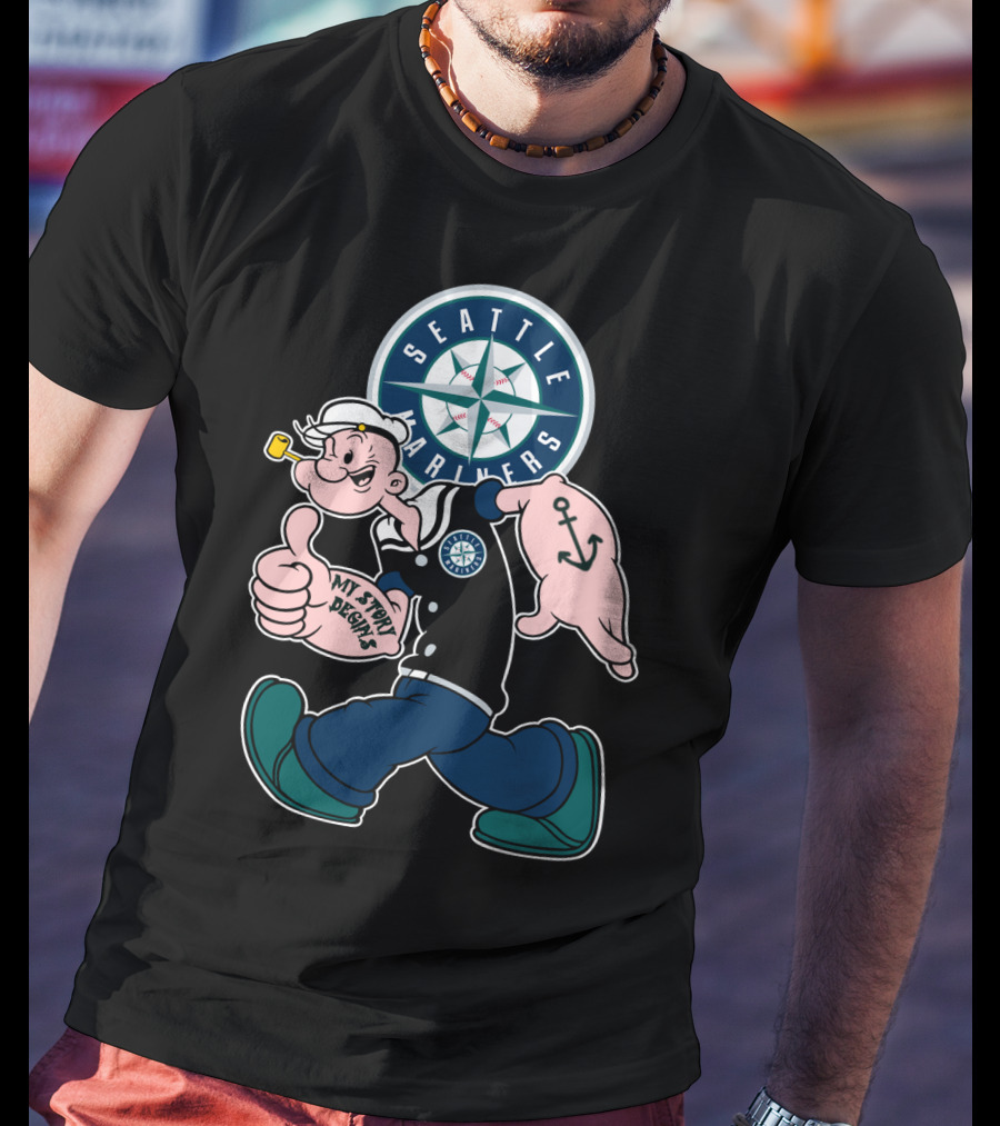 Seattle Mariners Popeye My Story Begins T-Shirt