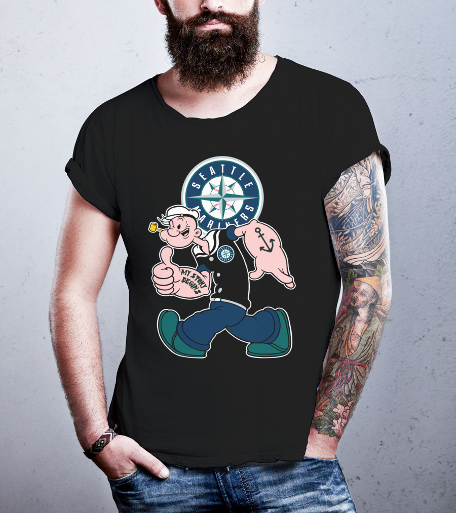 Seattle Mariners Popeye My Story Begins T-Shirt