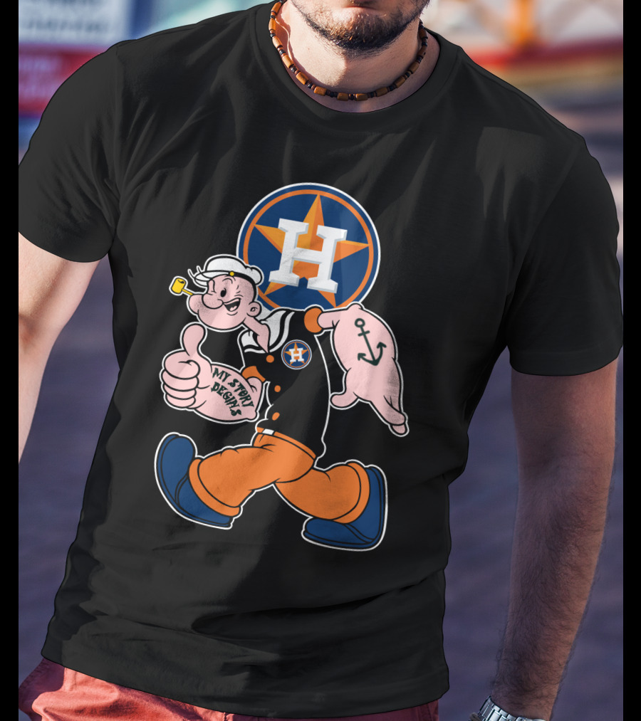 Houston Astros Popeye My Story Begins T-Shirt