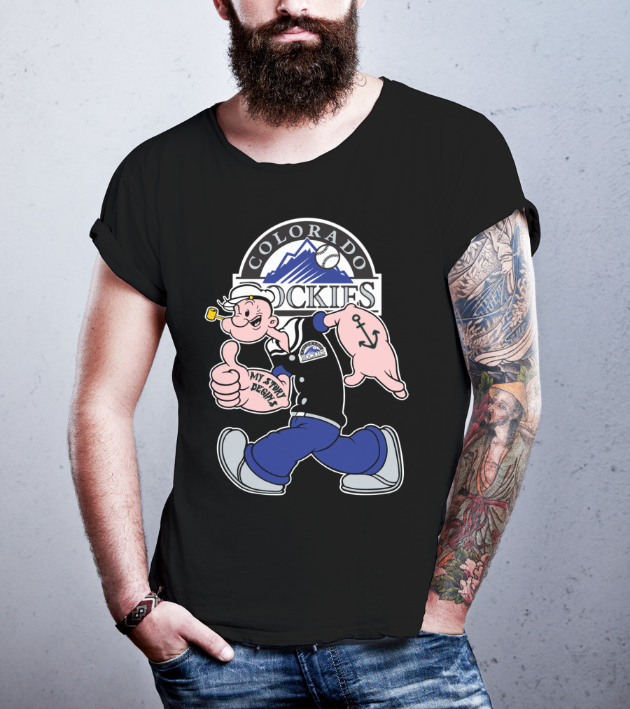 Colorado Rockies Popeye My Story Begins T-Shirt