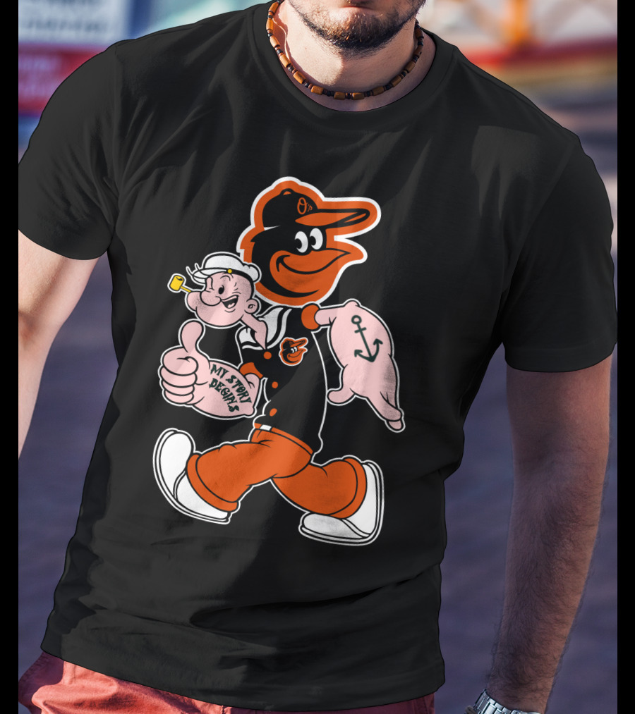 Baltimore Orioles My Story Begins Anchor T-Shirt