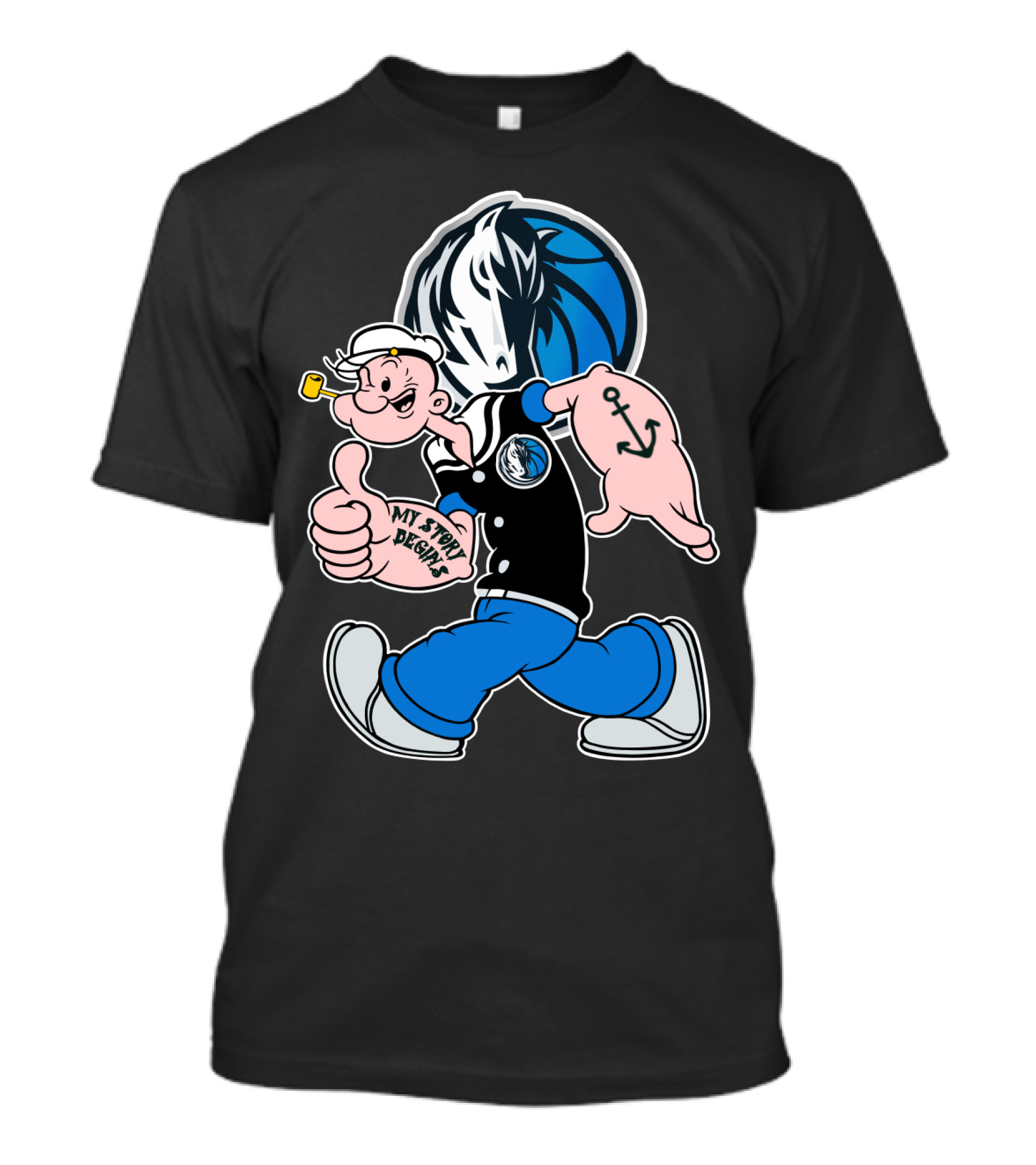 Dallas Mavericks My Story Begins T-Shirt