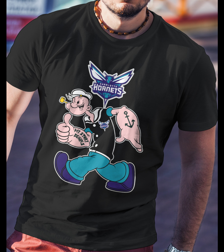 Charlotte Hornets My Story Designs T-Shirt