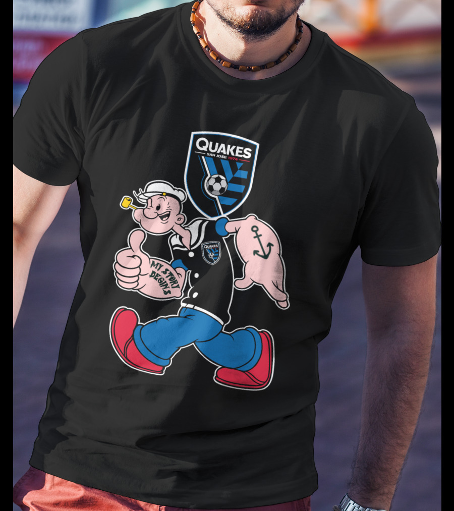 Quakes San Jose 1974 My Story Begins T-Shirt