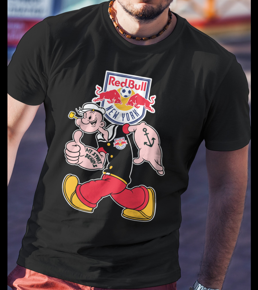 New York Red Bulls Popeye My Story Begins T-Shirt