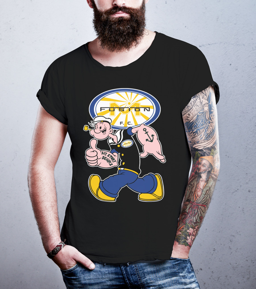 Fusion F.c. 137 Miami My Story Begins Anchor Sailor Character T-Shirt