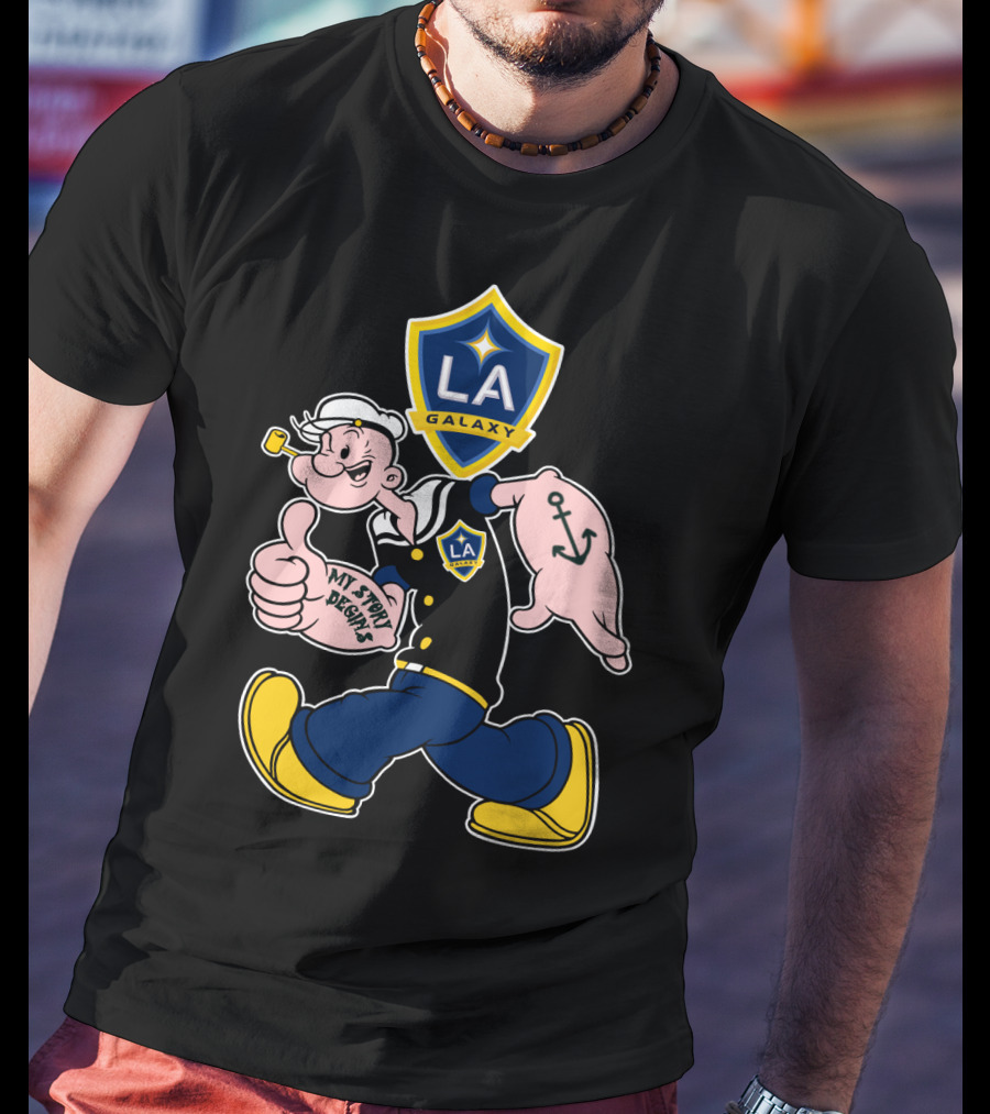 Popeye My Story Begins La Galaxy T-Shirt