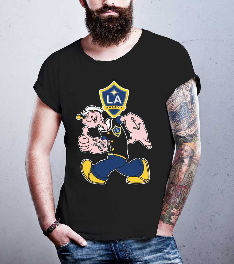 Popeye My Story Begins La Galaxy T-Shirt