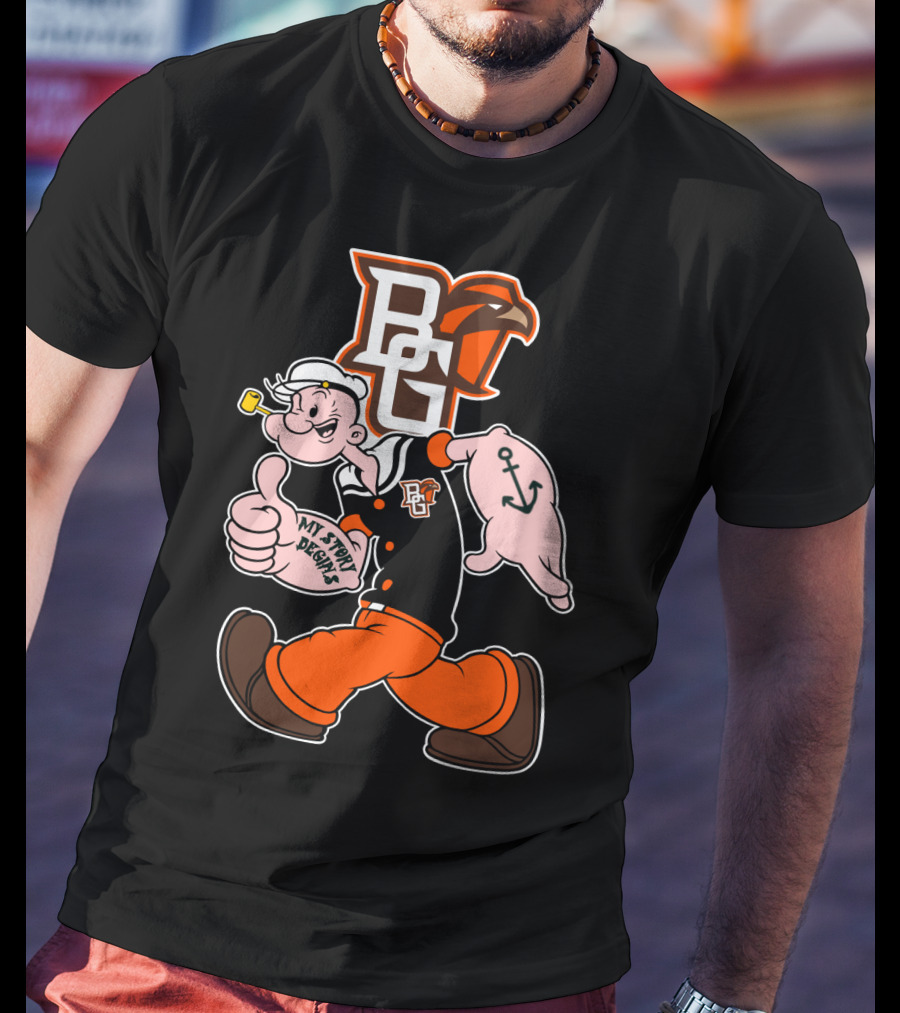 Bg Falcons My Story Designs Popeye 150 T-Shirt