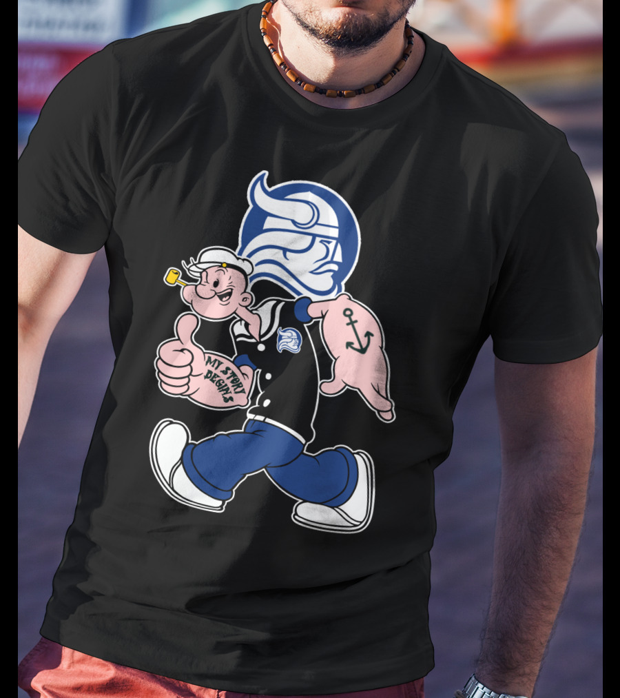Berry Vikings My Story Begins Sailor Character With Viking Helmet T-Shirt