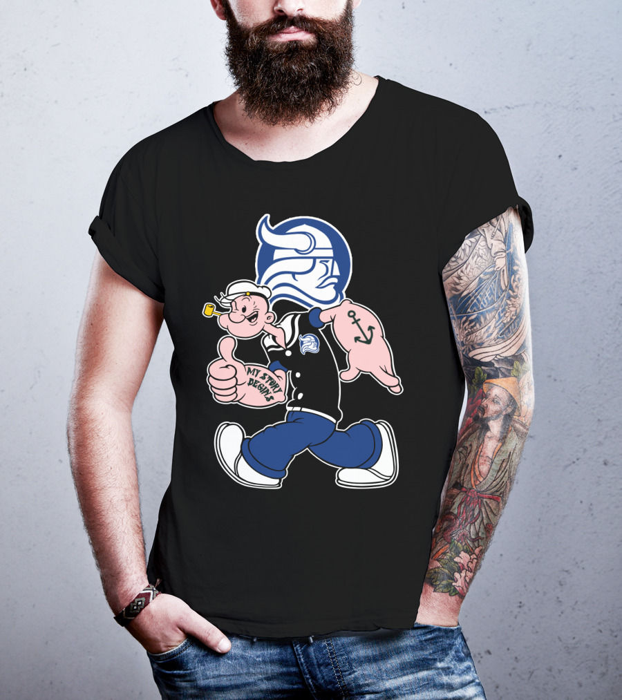 Berry Vikings My Story Begins Sailor Character With Viking Helmet T-Shirt