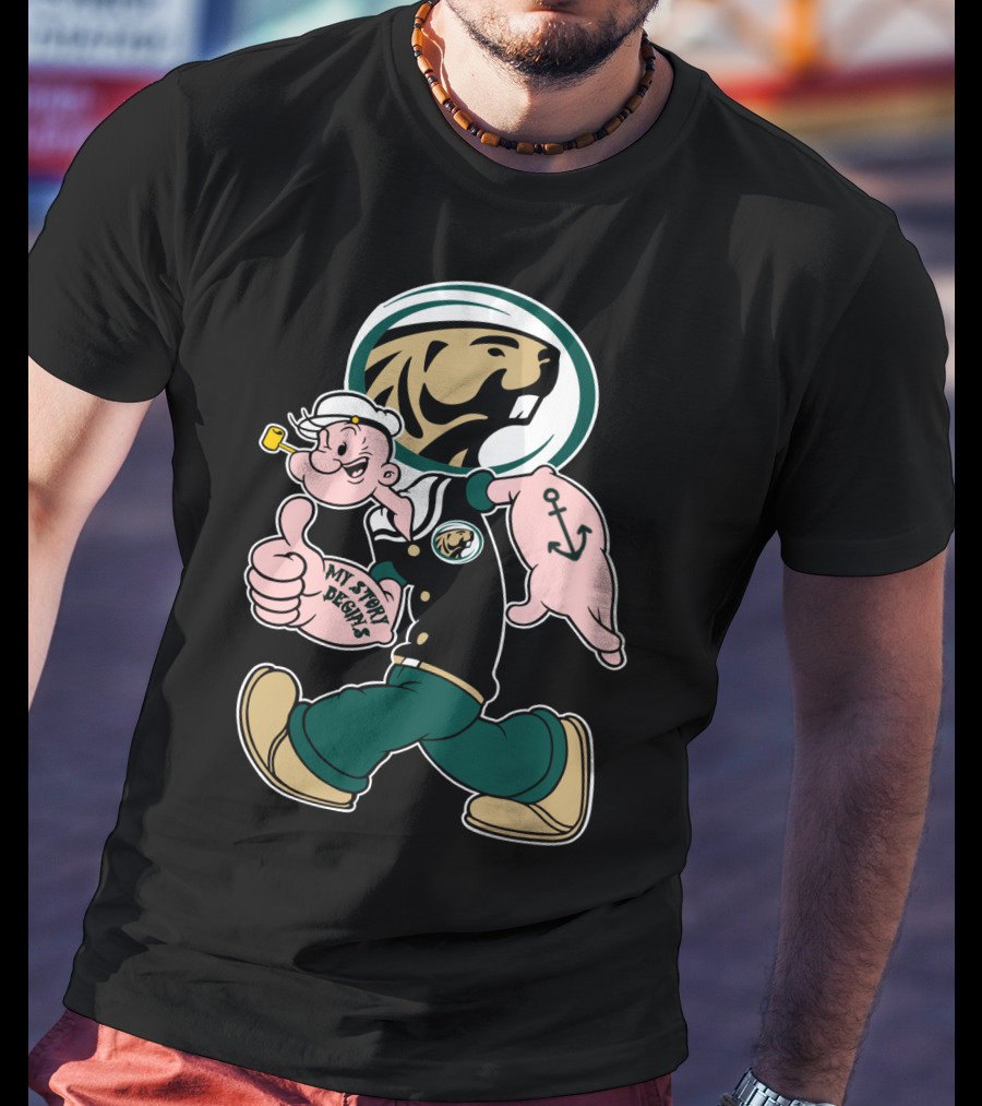 Bemidji State Beavers Popeye My Story Designs T-Shirt