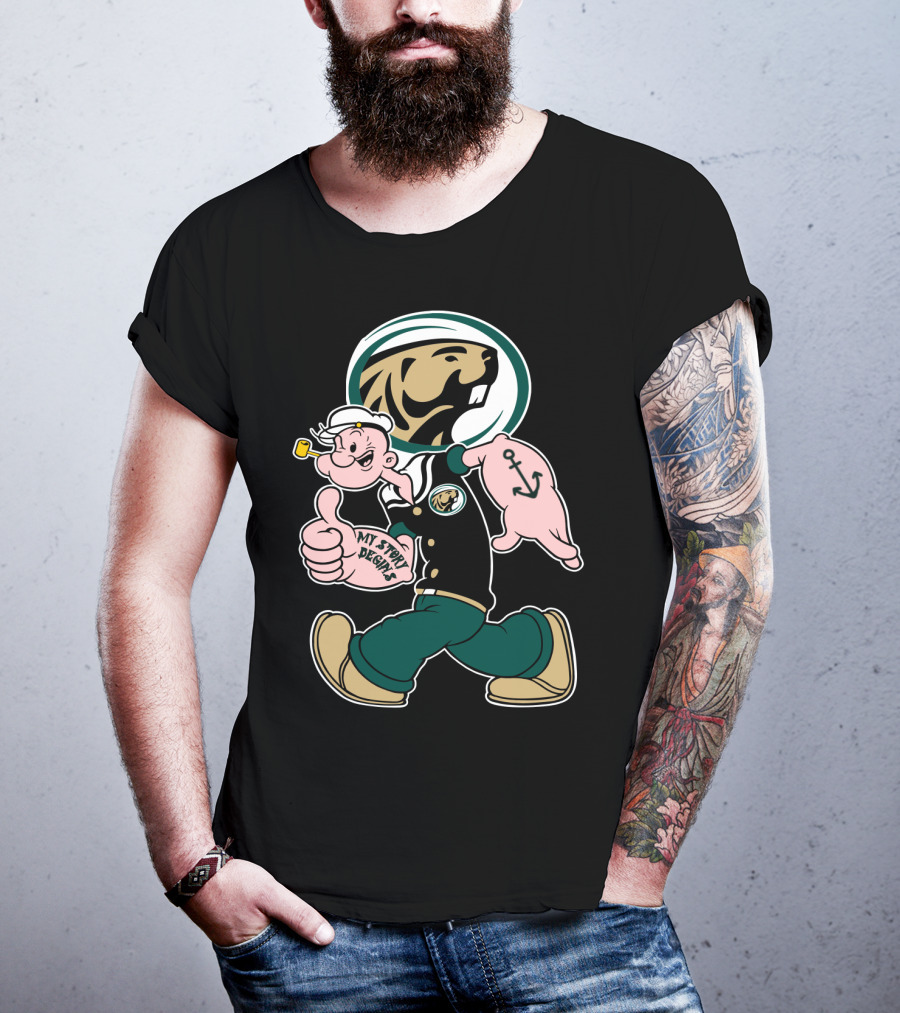 Bemidji State Beavers Popeye My Story Designs T-Shirt