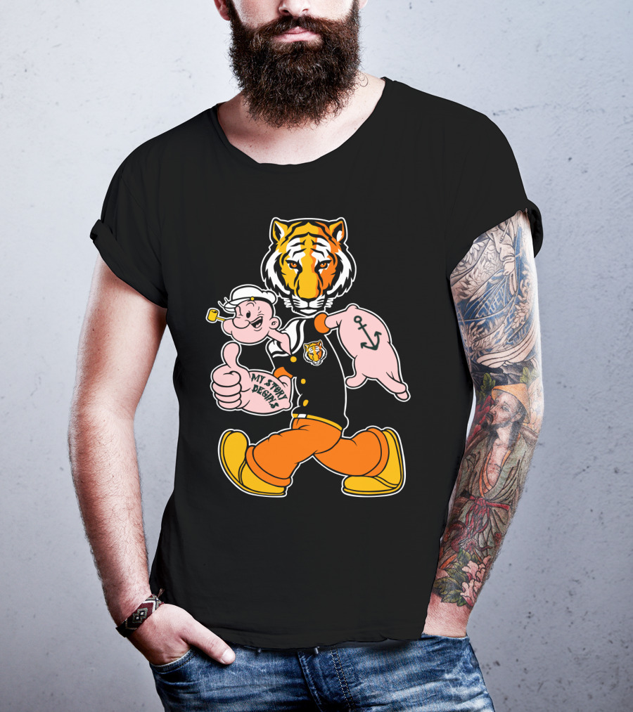 Depauw Tigers My Story Begins Tiger And Sailor T-Shirt
