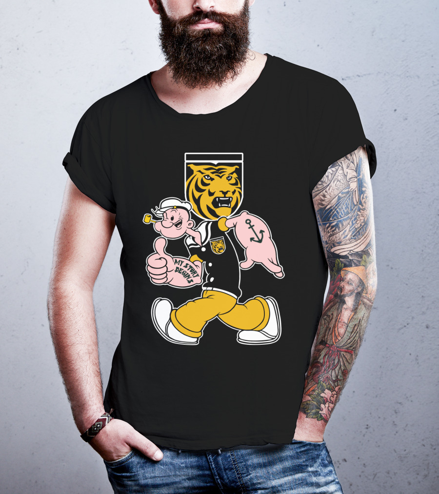 Colorado College Tigers Popeye Crossover My Story Designs T-Shirt
