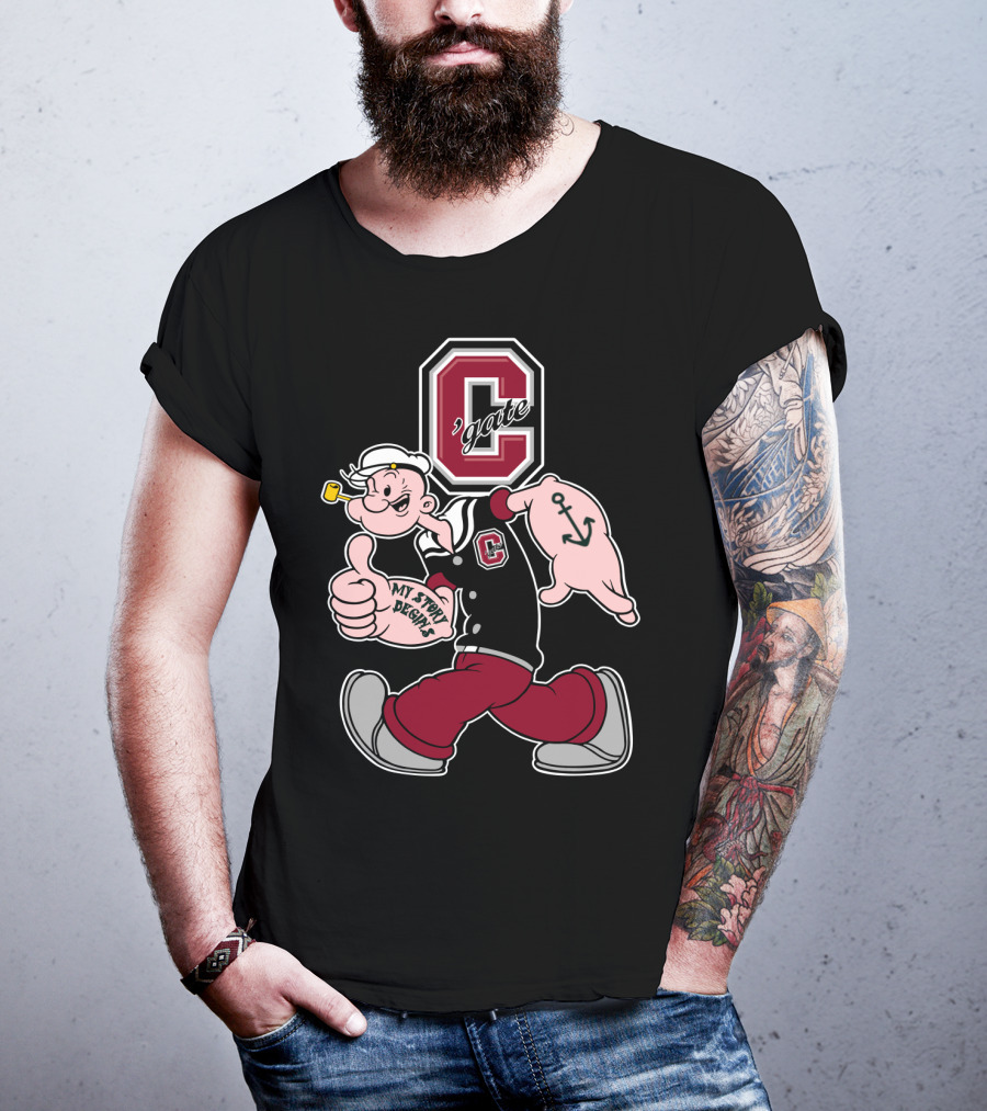 Colgate Raiders Popeye C'gate My Story Begins T-Shirt