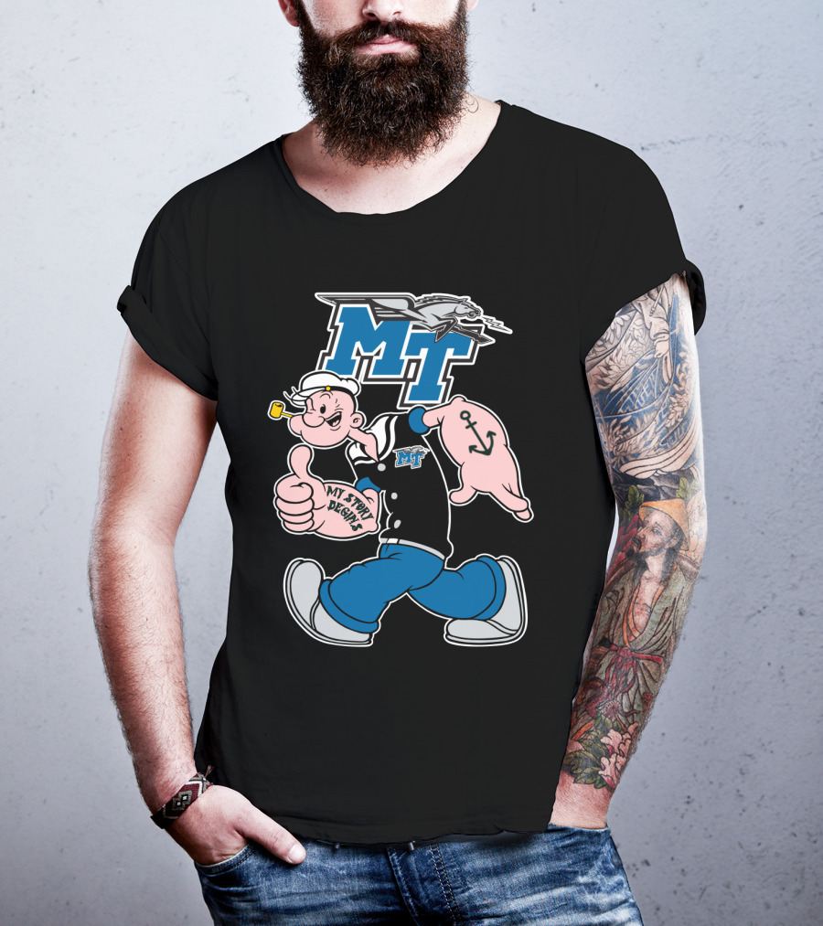 Mt 224 Middle Tennessee Blue Raiders My Story Begins T-Shirt