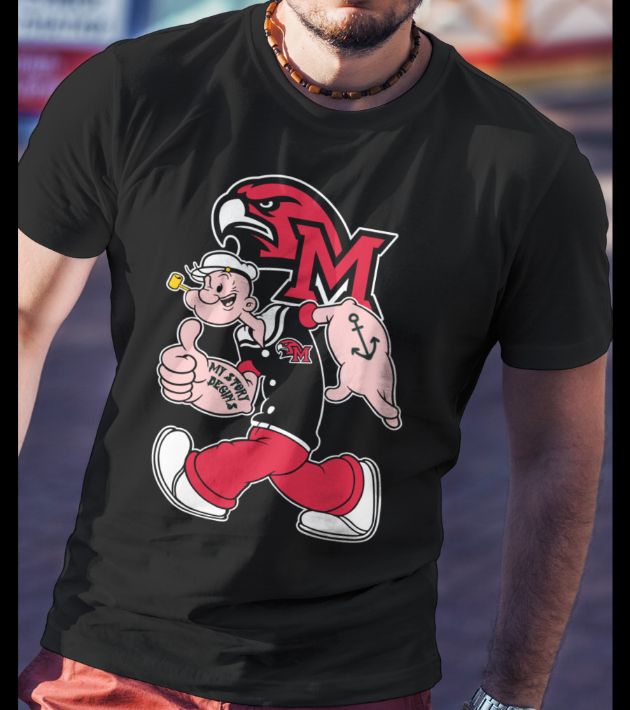 Miami (Oh) Redhawks Popeye My Story Begins T-Shirt