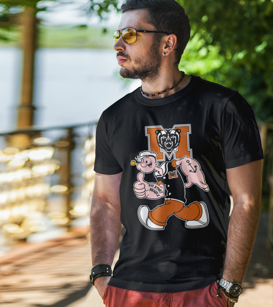 Mercer Bears Popeye My Story Begins T-Shirt
