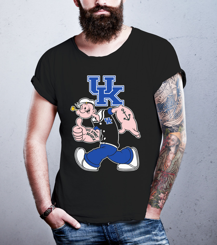 Uk Wildcats Popeye My Story Begins T-Shirt