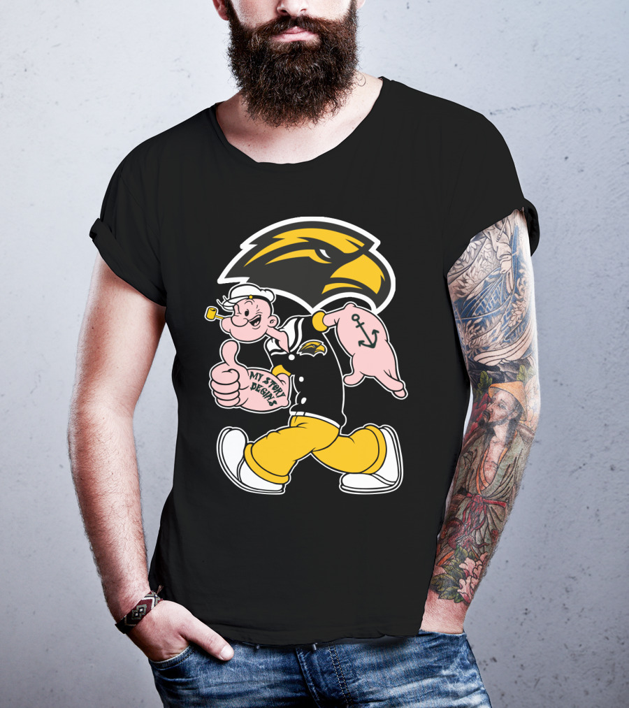 Southern Mississippi Golden Eagles My Story Begins Popeye T-Shirt