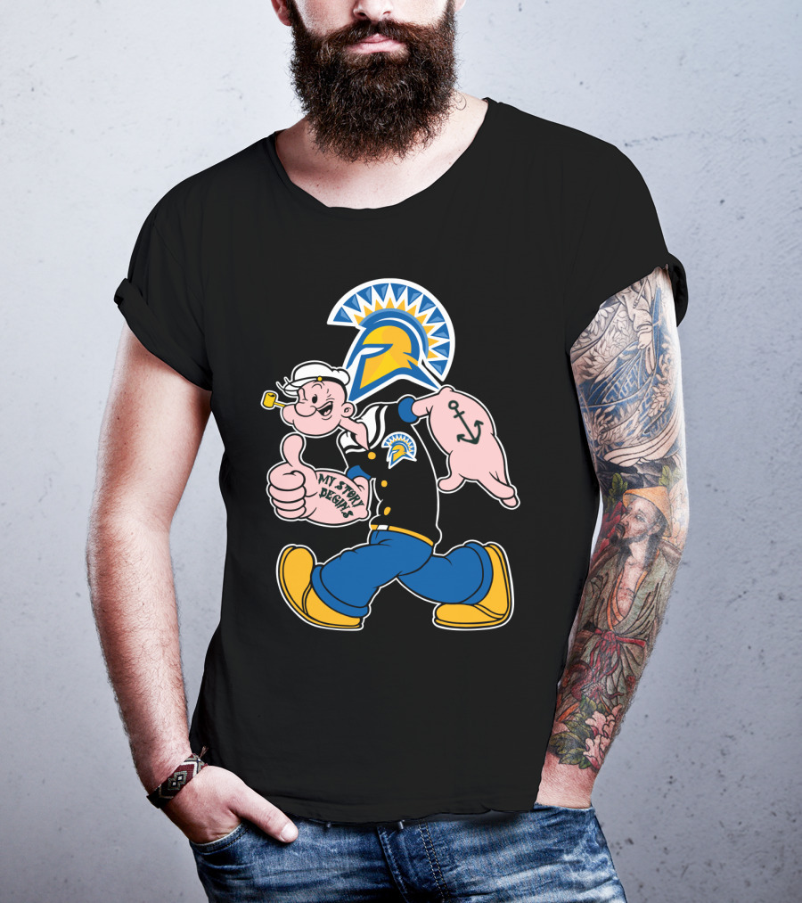 San Jose State Spartans Popeye My Story Begins T-Shirt