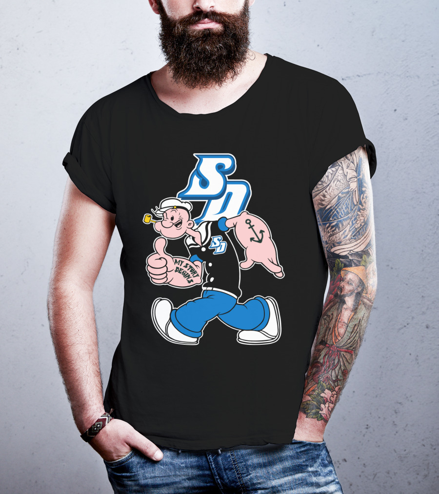 Sd 287 San Diego Toreros My Story Designs T-Shirt