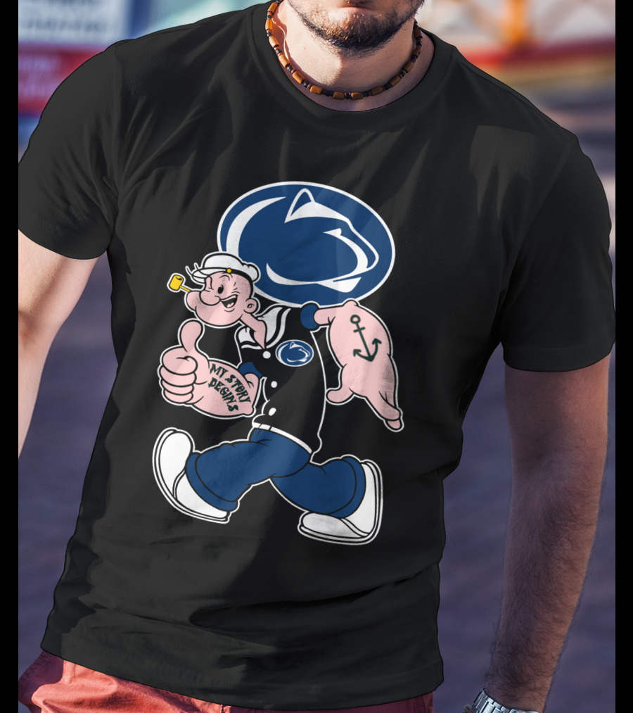 Penn State Nittany Lions Popeye My Story Begins T-Shirt