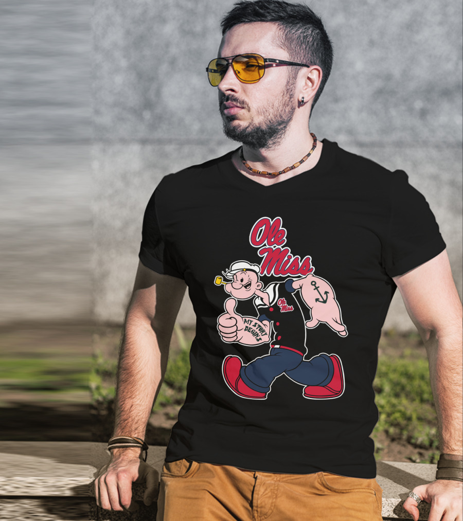 Ole Miss Rebels Popeye My Story Begins T-Shirt