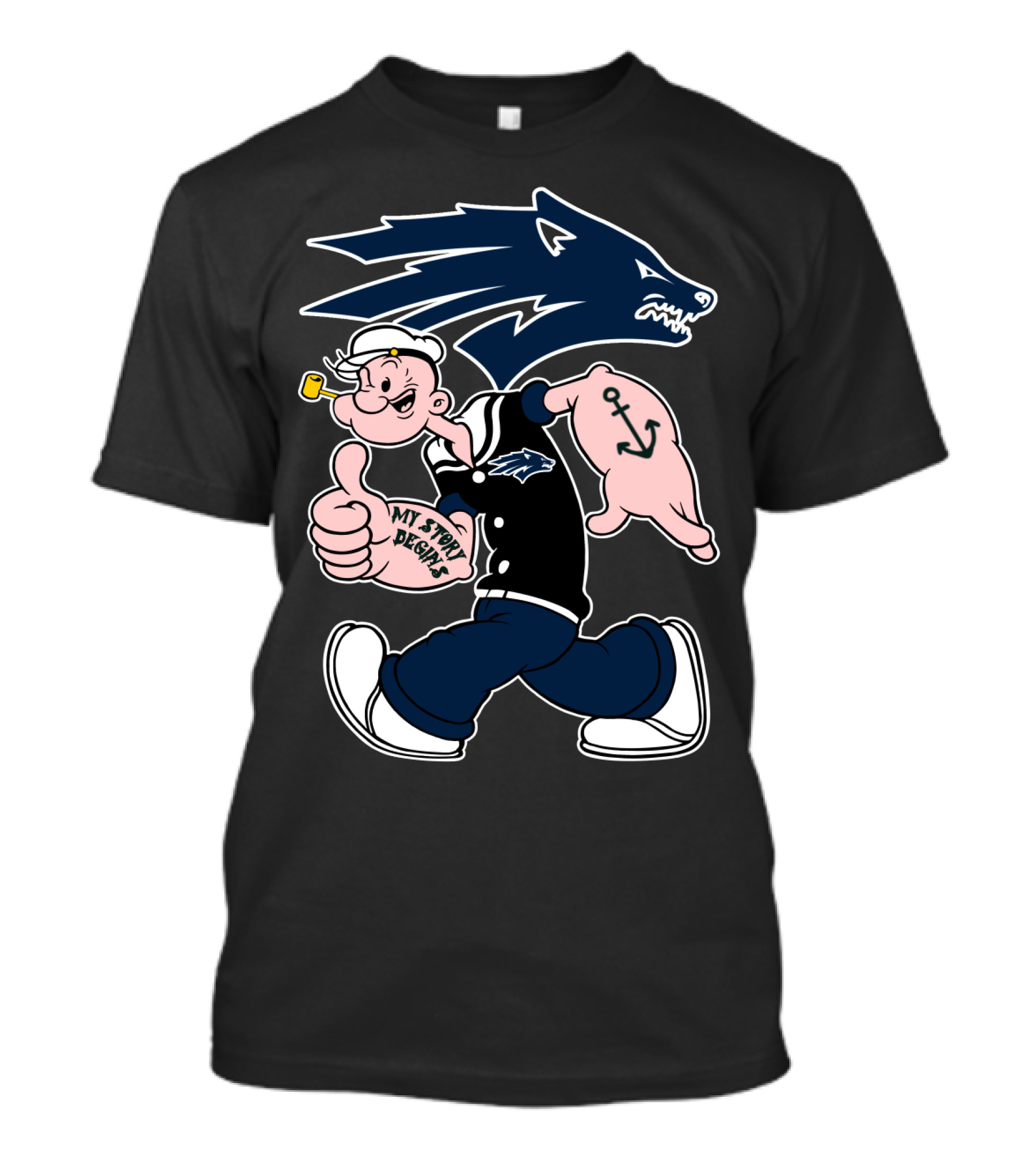 Nevada Wolf Pack My Story Begins T-Shirt