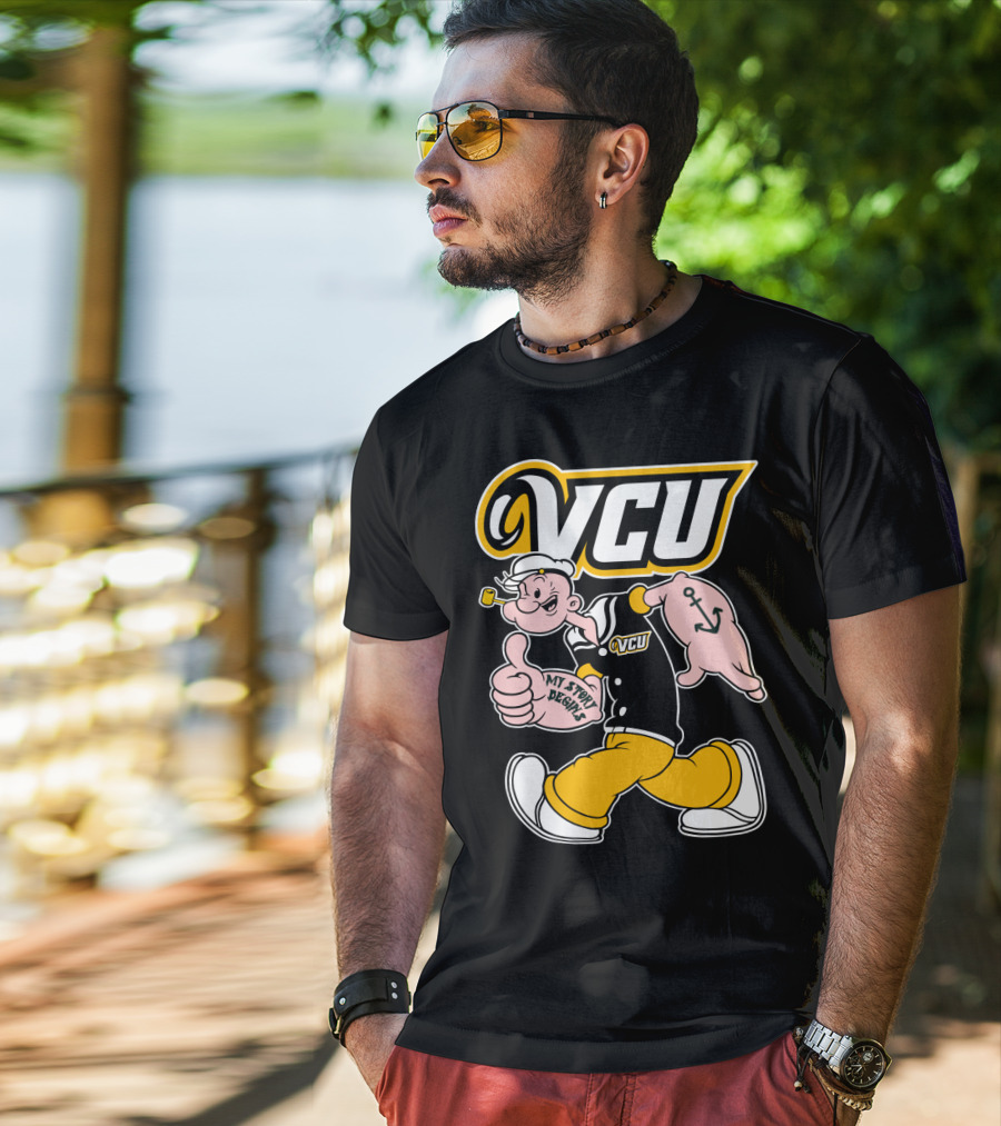 Vcu Rams Popeye My Story Designs T-Shirt