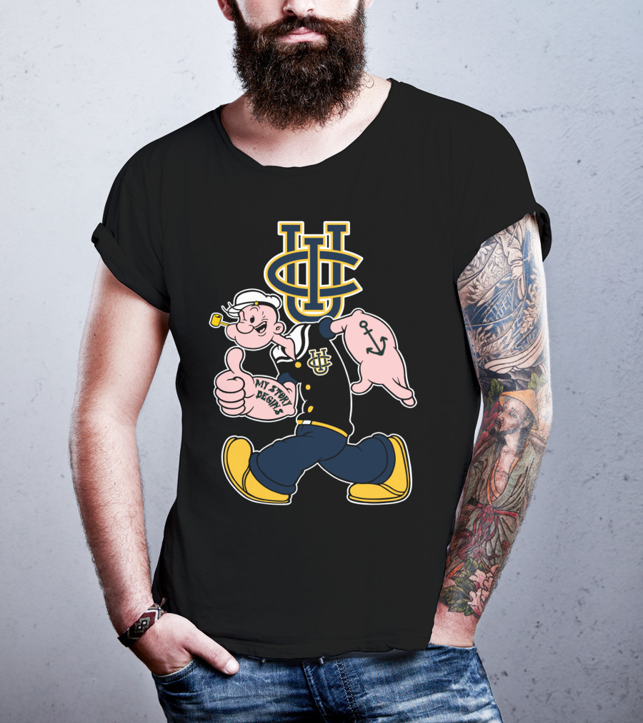 Uc Irvine Anteaters Popeye My Story Begins T-Shirt
