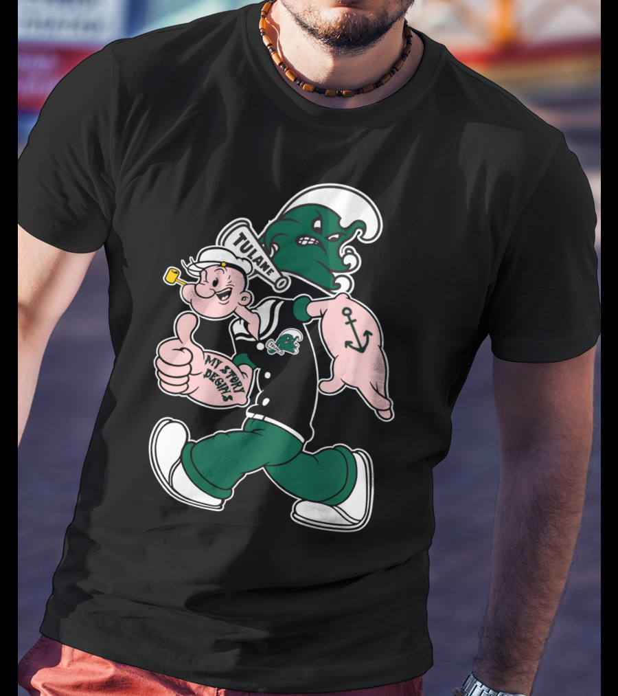 Tulane Green Wave My Story Designs T-Shirt