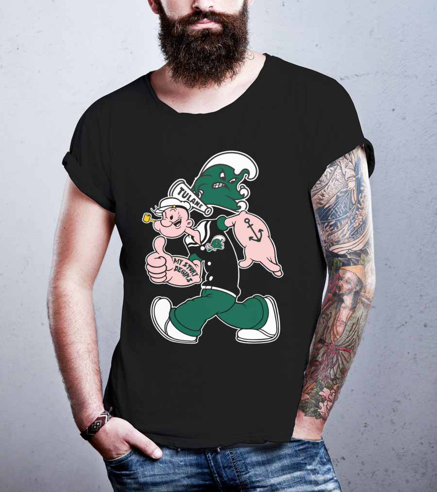 Tulane Green Wave My Story Designs T-Shirt