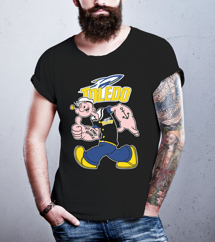 Toledo Rockets Popeye My Story Begins T-Shirt
