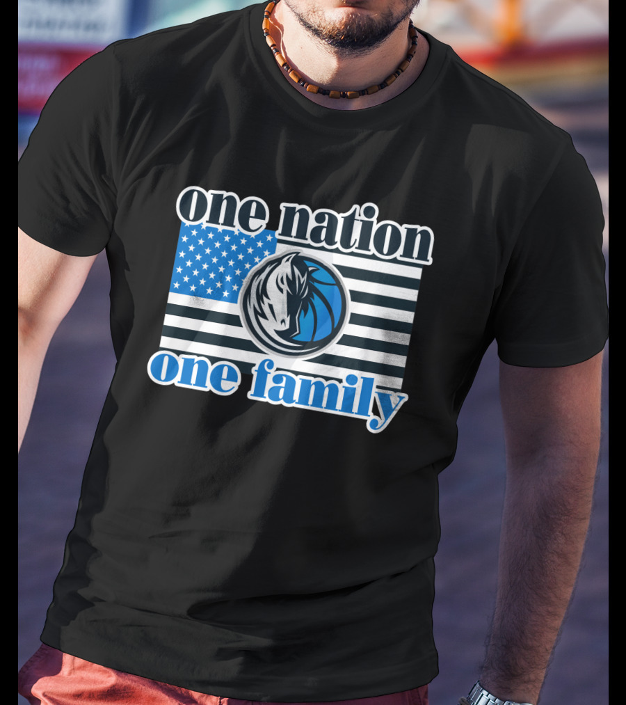One Nation One Family 83 Dallas Mavericks T-Shirt