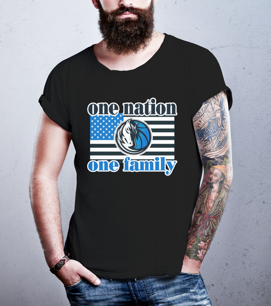 One Nation One Family 83 Dallas Mavericks T-Shirt