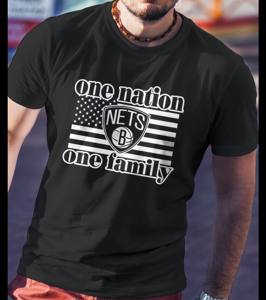 One Nation One Family Nets Brooklyn T-Shirt