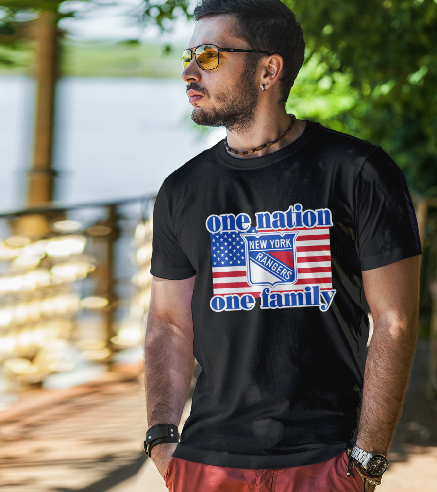 New York Rangers One Nation One Family 97 T-Shirt