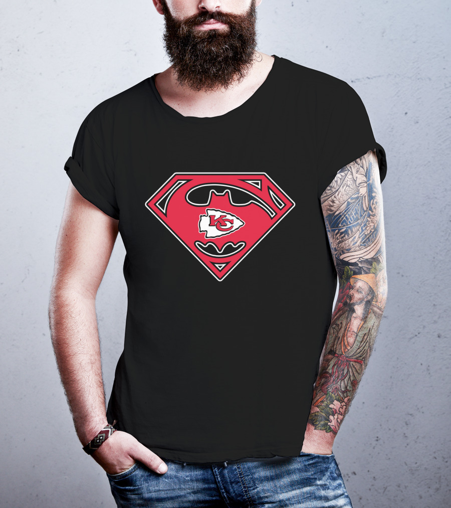 Kansas City Chiefs Kc Arrowhead Superman T-Shirt