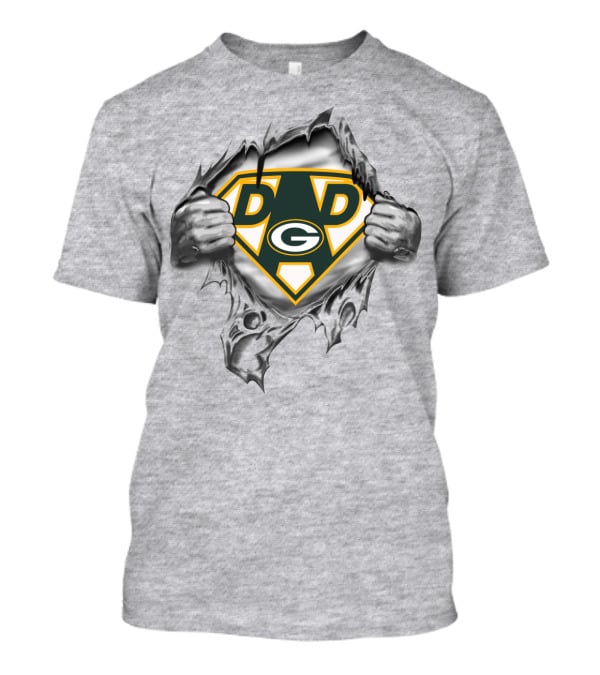 Super Dad Green Bay Packers Fan Symbol T-Shirt