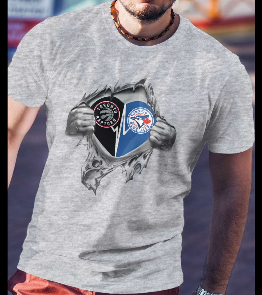Toronto Raptors Blue Jays It's In My Heart T-Shirt