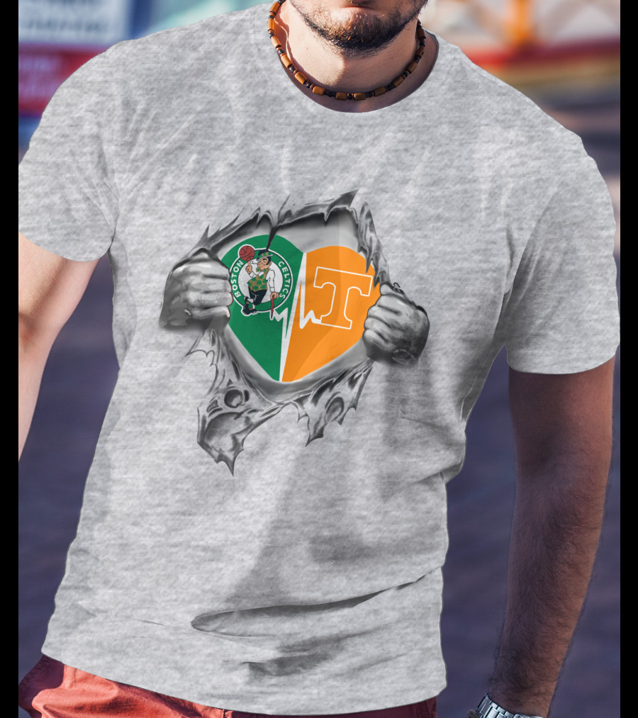 Boston Celtics Tennessee Heartbeat Unveiled T-Shirt